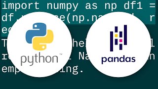 Pandas Replace NaN with blank/empty string