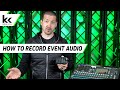 How To Record Audio From Your Event