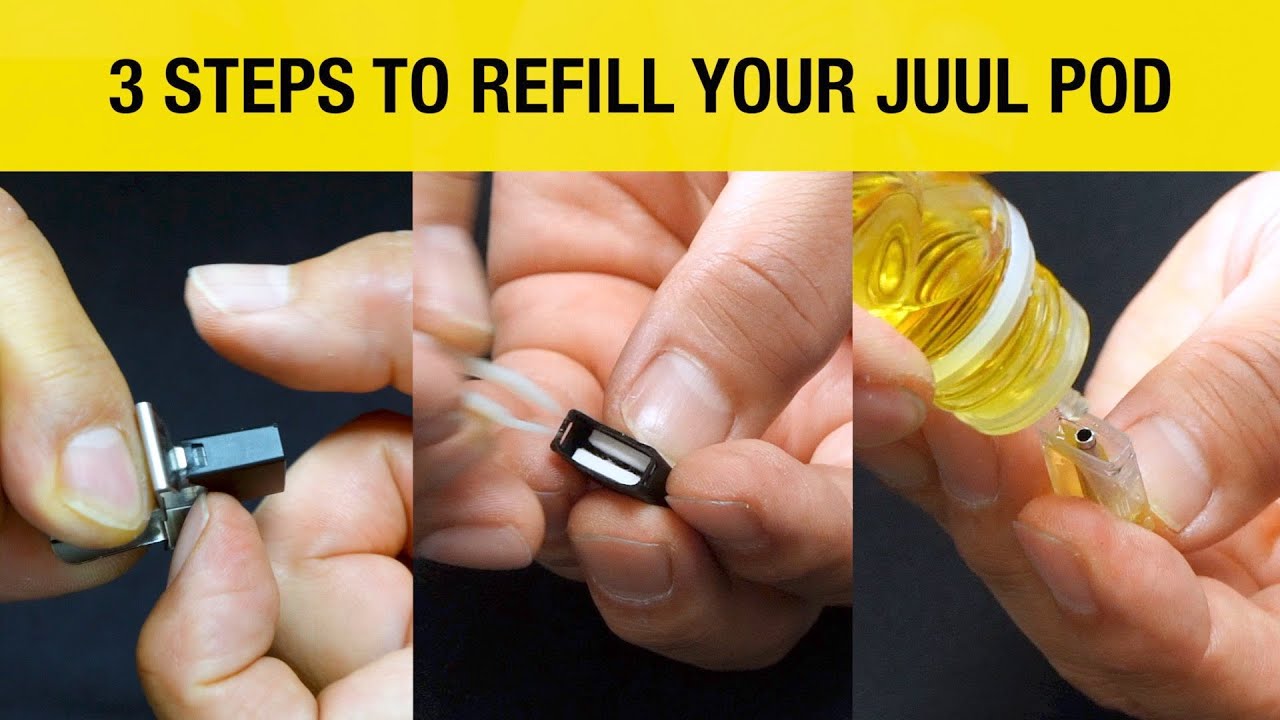 3 Steps To Refill Your Juul Pods - Jackpod - YouTube