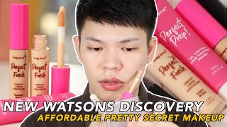 LESS THAN 200 PESOS WATSONS MAKEUP! PRETTY SECRET EVERYDAY MAKEUP REVIEW | Kenny Manalad