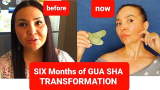 Full Face GUA SHA TUTORIAL | Amazing transformation with Gua Sha Massage after after 40