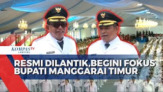 Resmi Dilantik, Bupati \u0026 Wabup Manggarai Timur Fokus Bangun Infrastruktur hingga Pendidikan