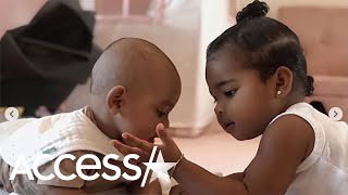 Khloe Kardashian's Daughter True Has The Cutest Playdate With Kim Kardashian West’s Son Psalm