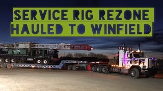 REPLAYED Trucker hauls Rezone rig to Winfield May 2, 2019