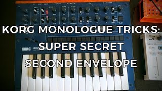 Korg Monologue Tricks 02: The Super Secret 2nd Envelope!