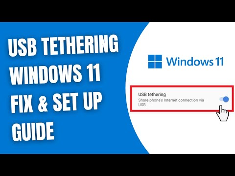 How to set up USB tethering on Windows 11