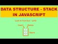 This Data Structure tutorial will teach you how to build a stack in JavaScript