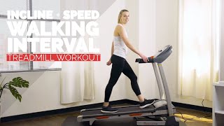 MAX Incline + Speed Pyramid Walking Treadmill Workout