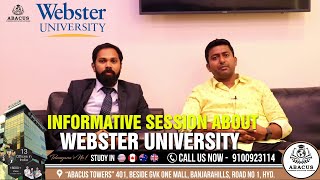 Informative Session About || Webster  University || USA