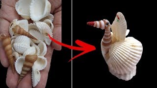 seashell bird // ঝিনুক দিয়ে নাইস আইডিয়া