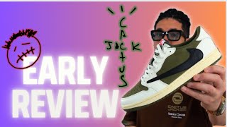 EARLY REVIEW |Air Jordan 1 Travis Scott MEDIUM OLIVE 🫒 2024| EN ESPAÑOL|