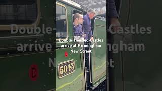 5043 and 7029 arrive at Birmingham New Street, 10/6/23 #train #steamengine #railway #steamlocomotive