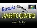 LAMBERTO QUINTERO -Karaoke-  Arreglo por JLG