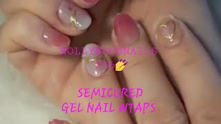 Proviamo un'altra marca di semicured gel nailWraps💅💞 #tutorialgelnailwraps