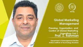 Planning, Organization and Control of Global Marketing Operations Part 1