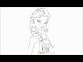 How to Draw Elsa the Princess or Snow Queen