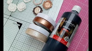 TUTO MOULAGE ET DECORATION DE CEUX-CI AVEC LES MOUSSES NUVO ET GESSO NOIR ACTION