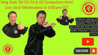 Yang Style Tai Chi 24& 42 step by step  detailed instruction and more!