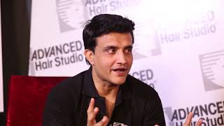 Sourav Ganguly shares his hair restoration experience with Advanced Hair Studio CEO Sanket Shah