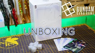 What's in the Box? | Gundam Card Game Beta Box [JP] Unboxing