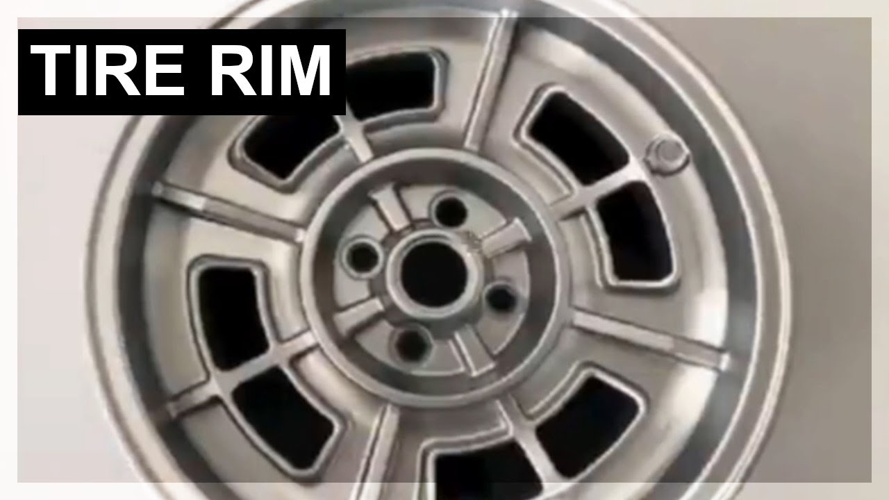 3ds Max Tire Rim Part 2 Youtube