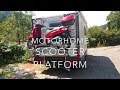 DIY motorhome scooter platform