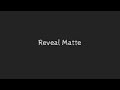 Reveal Matte for After Effects