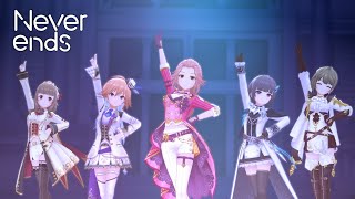 「デレステ」Never ends (Game ver.) 浜川愛結奈、神谷奈緒、二宮飛鳥、白雪千夜、高垣楓 SSR