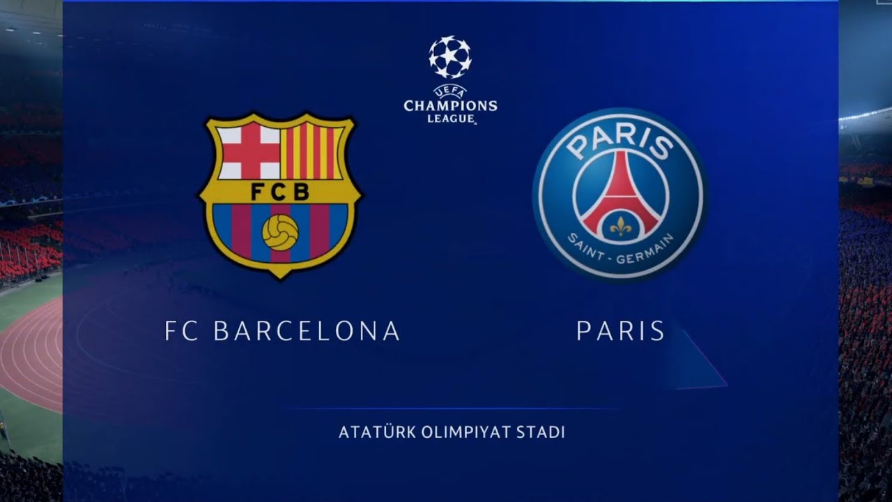 FIFA 20 | FC Barcelona Vs PSG | UEFA Champions League Final - YouTube