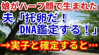 【修羅場】娘がハーフ顔で生まれた。夫「托卵だ！DNA鑑定する！」→実子と確定すると…【修羅場の道】