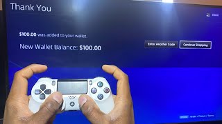 How to get free $100 PSN CODE on PS4 in 2024 *Unpatched*