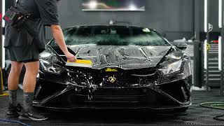 Laurinda Auto Group Lamborghini Black Huracan EVO PPF