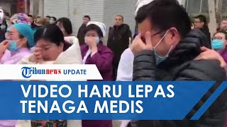 Beredar Video Petugas Medis Menangis saat Lepas Teman-temannya yang Ditugaskan ke Wuhan