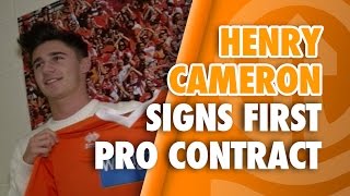 Henry Cameron Signs First Pro Contract