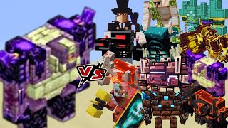 Minecraft: All Bosses vs Ender Guardian – Ultimate Battle!