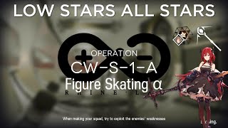 【Arknights】CW-S-1-A Low Rarity Guide