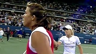 Justine Henin vs Jennifer Capriati 2003 US Open SF Highlights