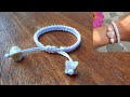 👭 DIY FRIENDSHIP BRACELETS - COUPLE BRACELETS -  Gelang persahabatan - Cara membuat gelang dari tali