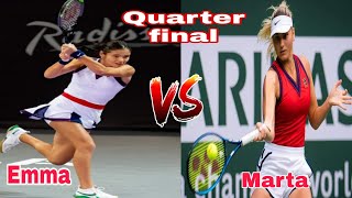 Emma Raducanu vs Marta Kostyuk at Transylvania Open 2021 | MeiLee Vlogs