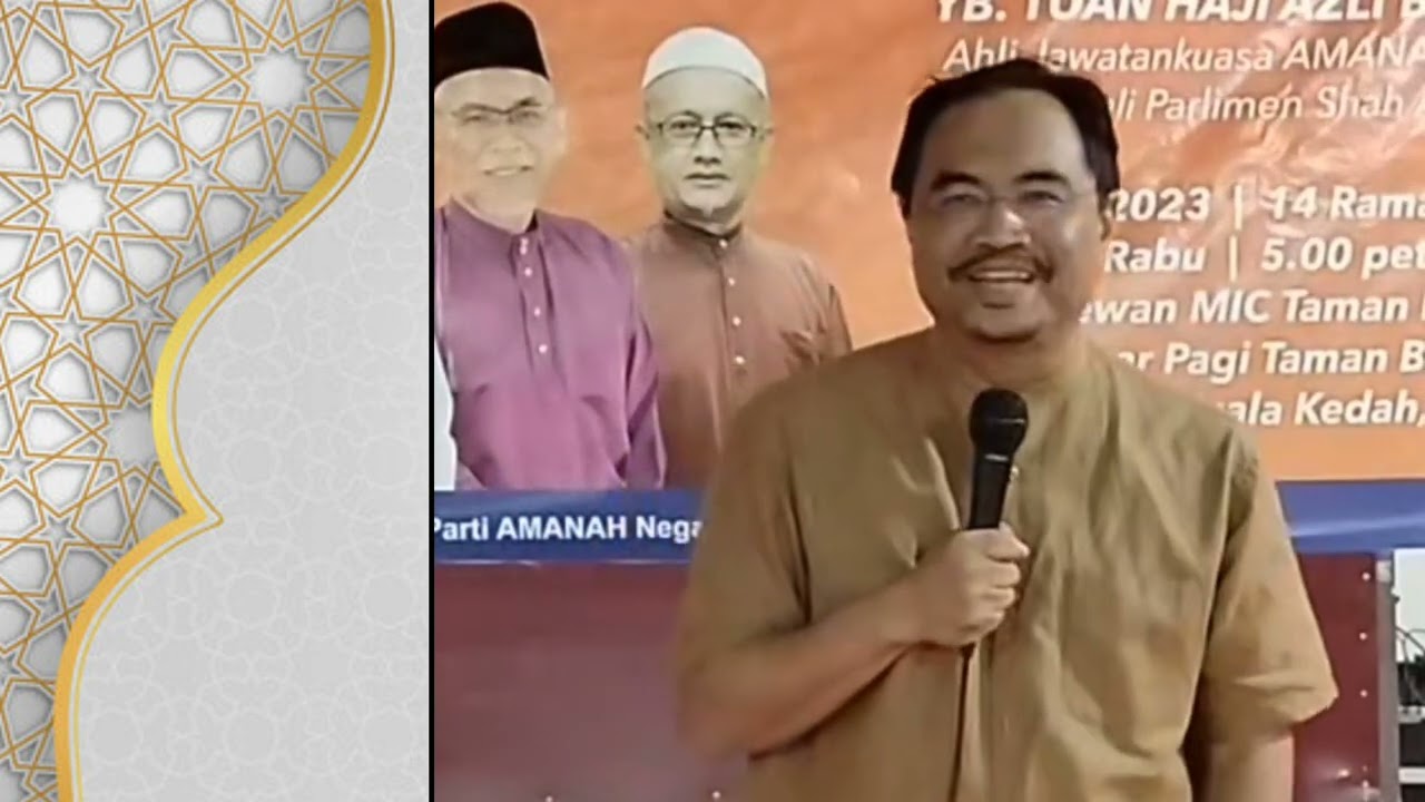 YB Hj Azli Bin Yusof - Ucapan Sulong Sempena Majlis Iftar Dan Sumbangan ...