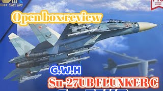 グレートウォールホビー 1/48 Su-27UB フランカーCを開封レビュー