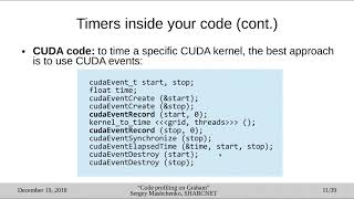 Code profiling on Graham