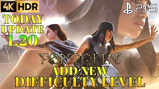 Add New Difficulty FORSPOKEN Update 1.20 Patch PS5 | Forspoken Add New Difficulty Very Hard Gameplay