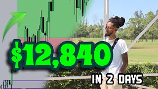 How I Made $12,840 In Two Days Trading Futures | Supply & Demand Breakdown