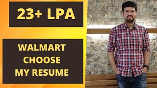 Why Walmart Choose My Resume For Software Engineer || Suraj Sinha