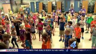 Emily Sutton takes Weatherschool to Cross Timbers Elementary in Edmond