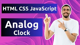 Build a Realistic Analog Clock with HTML, CSS, and JavaScript from Scratch