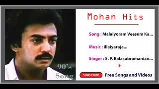 Malaiyoram veesum kaatru song - Mohan Hits - Paadu Nilave Movie songs -SPB&Ilayaraja Hits -90s Songs