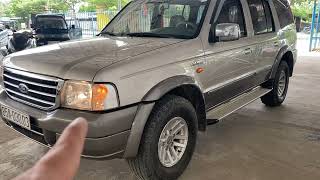 Spa xong chiếc xe Ford Everest đời 2006 máy dầu cọp chúa xe rin lắm giá 168tr alo 0918683569