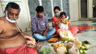 Janma Nakshatra Dosa nivarana shanti pooja ll sri anjaneya swamy temple ll vpur ll Harsha Vlogs